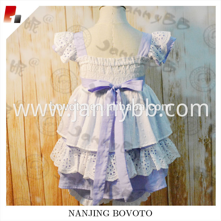 lavander embroidery dress